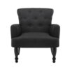 Artiss Armchair Wingback Charcoal Lothair - Image 3