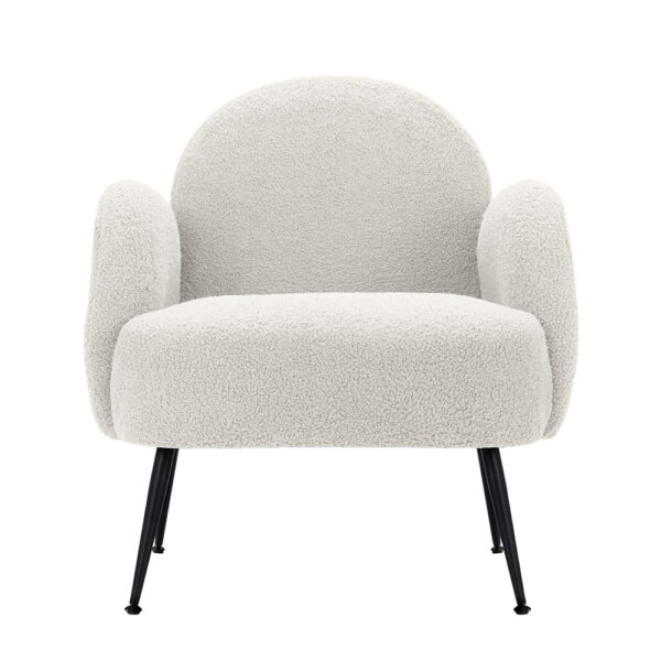 Artiss Hanes Armchair White - Image 4