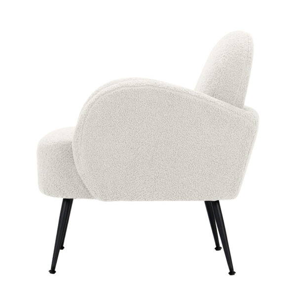 Artiss Hanes Armchair White - Image 2