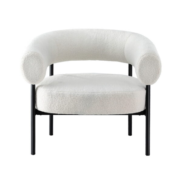 Artiss Armchair White - Image 3