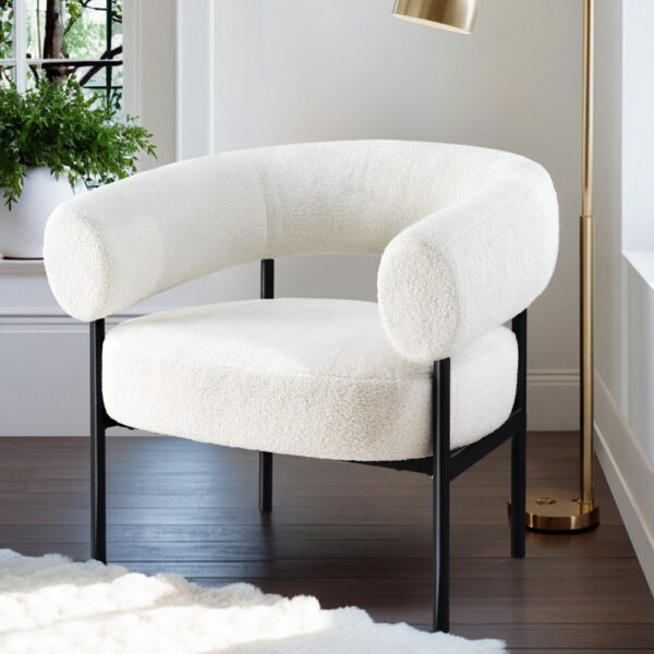 Artiss Armchair White - Image 4