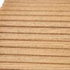 Luxe Ribbed Round Coffee Table Wooden - Image 7