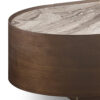 Coffee Table MDF Board Melamine Interior Ample Storage in Dark Walnut colour - Image 4