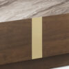 Coffee Table MDF Board Melamine Interior Ample Storage in Dark Walnut colour - Image 5