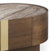 Coffee Table MDF Board Melamine Interior Ample Storage in Dark Walnut colour - Image 6