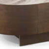 Coffee Table MDF Board Melamine Interior Ample Storage in Dark Walnut colour - Image 7
